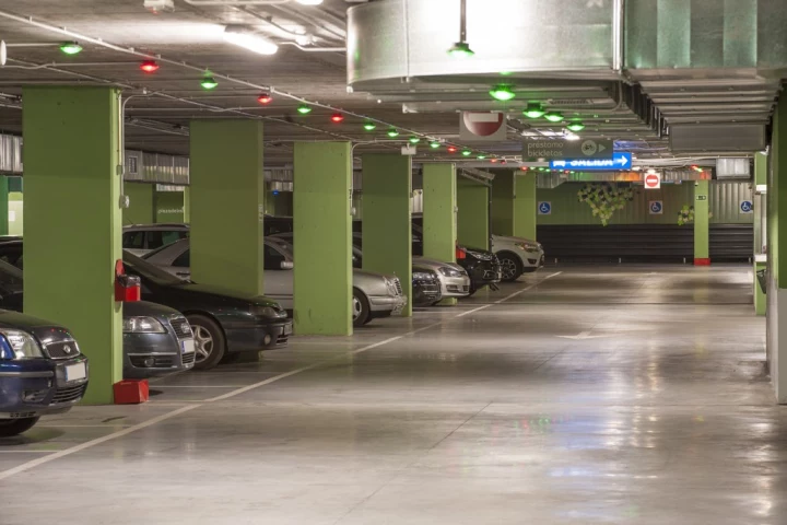 Interior del parking
