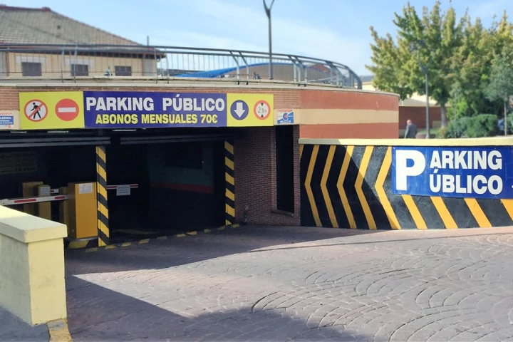 entrada Getafe parking