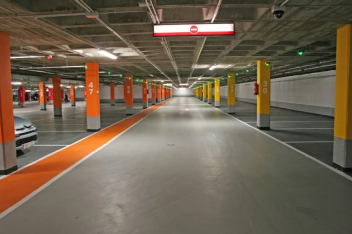 Parque de la Alameda parking cubierto toledo